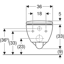 Carregar imagem no visualizador da galeria, Conjunto de sanita suspensa Geberit Selnova Premium, sanita com descarga, fixação oculta, sem rebordo, com assento sanitário
