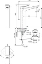 Carregar imagem no visualizador da galeria, Ideal Standard TAPS | CONCA | Misturador monocomando de bancada
