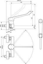 Carica l&#39;immagine nel visualizzatore di Gallery, Ideal Standard 
 DOCCIA | CERABASE |  Miscelatore doccia a leva lunga + idroscopino
