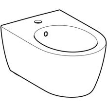 Carregar imagem no visualizador da galeria, Bidé suspenso Geberit iCon, fixação oculta
