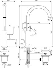 Carregar imagem no visualizador da galeria, Lavatórios Ideal Standard | JOY | Misturadora monocomando de lavatório com bica alta
