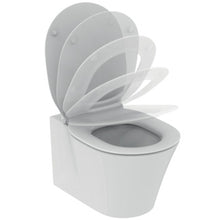 Carregar imagem no visualizador da galeria, Par de louças sanitárias para banheiro | CONNECT AIR | E008701/E233501 AquaBlade® para vaso sanitário suspenso com fixações ocultas
