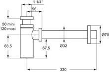 Carregar imagem no visualizador da galeria, COMPONENTES | MULTISUITE | Sifão Linear JOY para Lavatório
