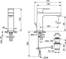 Carica l&#39;immagine nel visualizzatore di Gallery, Ideal Standard 
LAVABI | EDGE |  Miscelatore monocomando lavabo
