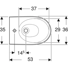 Carica l&#39;immagine nel visualizzatore di Gallery, Bidet sospeso Geberit Selnova Premium, fissaggio nascosto
