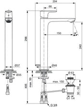 Carica l&#39;immagine nel visualizzatore di Gallery, Ideal Standard LAVABI | CONNECT AIR |  Miscelatore monocomando da appoggio su piano
