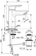 Carica l&#39;immagine nel visualizzatore di Gallery, Ideal Standard LAVABI | CERAMIX |  Miscelatore monocomando lavabo
