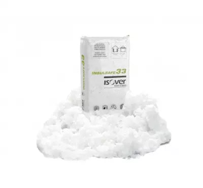 Isover InsulSafe33    Sacco: 1,055x0,60x0,21 m Kg per sacco: 17,30 kg