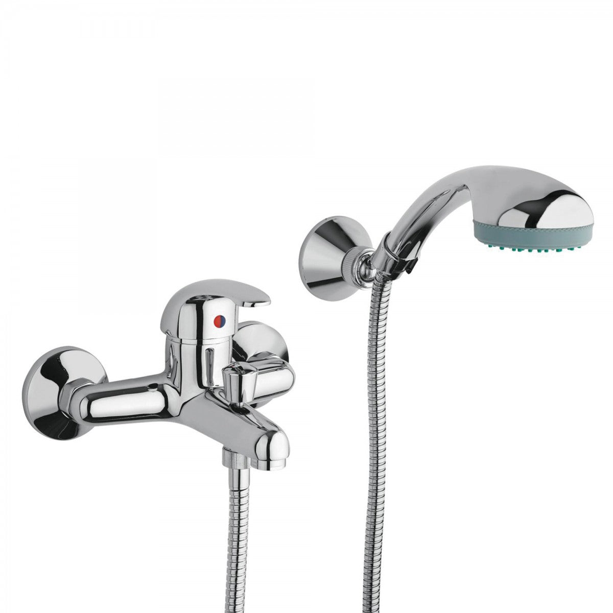 Gruppo Vasca Con Doccia Duplex Cromato | Squalo
