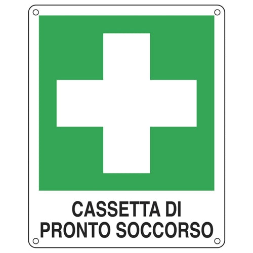 Placa de emergência 25X31 CM
