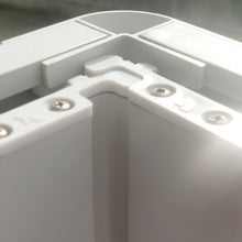Carica l&#39;immagine nel visualizzatore di Gallery, Box Doccia Curvo Curvo In Pvc Bianco
