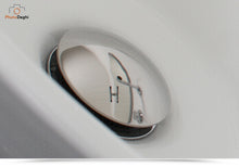 Carica l'immagine nel visualizzatore di Gallery, Piletta di scarico Click clack per lavabo o bidet con troppo pieno in ottone cromato UNIVERSALE
