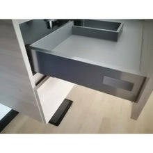 Carregar imagem no visualizador da galeria, Armário de banheiro suspenso em carvalho com espelho e lâmpada LED. 80 
