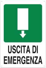 Carregar imagem no visualizador da galeria, Placa de saída de emergência acima da porta 15X20
