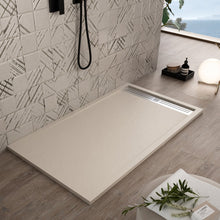 Carica l'immagine nel visualizzatore di Gallery, Piatto Doccia In Marmoresina Crema Effetto Pietra Cemento RELAX
