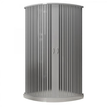 Carica l&#39;immagine nel visualizzatore di Gallery, Box Doccia Curvo Curvo In Pvc Bianco
