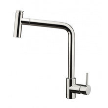 Carregar imagem no visualizador da galeria, Torneira Misturadora Metropolitan Chrome para Cozinha. Esta torneira misturadora para cozinha possui um chuveiro cromado retrátil de jato duplo. A Metropolitan é uma torneira fabricada na Itália. 
