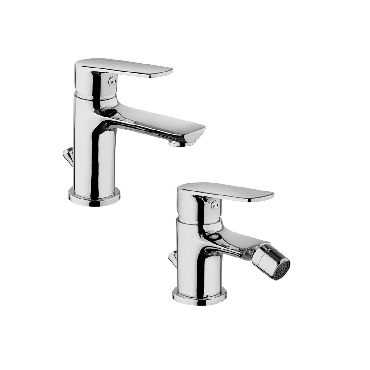 Conjunto de torneiras cromadas para banheiro | Funky 