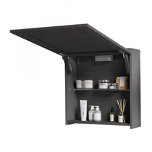 Carica l'immagine nel visualizzatore di Gallery, Mobile Bagno Sospeso 80cm Con Specchiera Olmo Bianco FACILE

