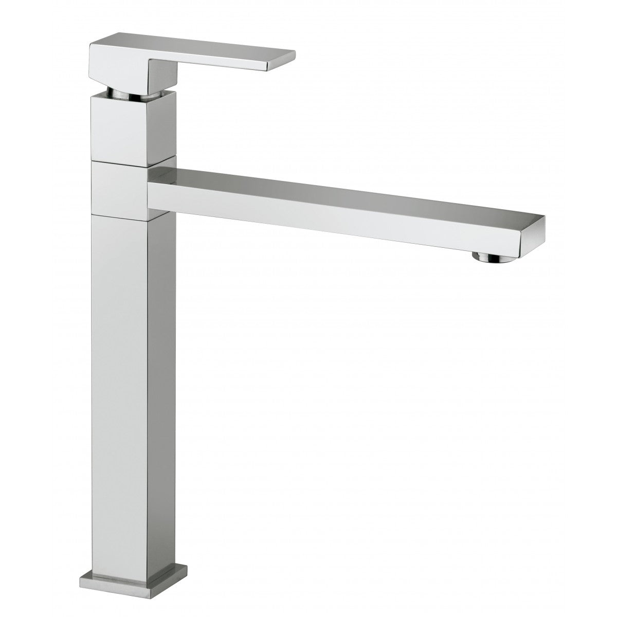 Torneira misturadora de cozinha Slim Square Chrome