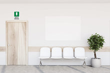 Carregar imagem no visualizador da galeria, Placa de saída de emergência acima da porta 15X20
