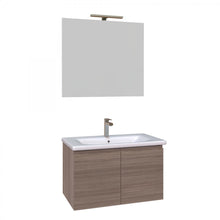 Carica l'immagine nel visualizzatore di Gallery, Mobile Bagno Sospeso 80cm Olmo Terra Con Sportelli DUO-219-OT
