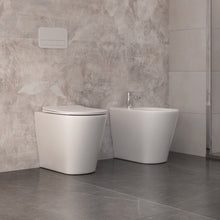 Carica l&#39;immagine nel visualizzatore di Gallery, Vaso Wc Bidet Coppia Sanitari Filo Muro Senza Brida | Oceano
