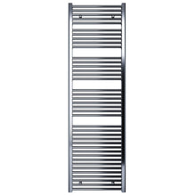 Carregar imagem no visualizador da galeria, Aquecedor de toalhas para radiador 180x50 cromado distância central 45 cm
