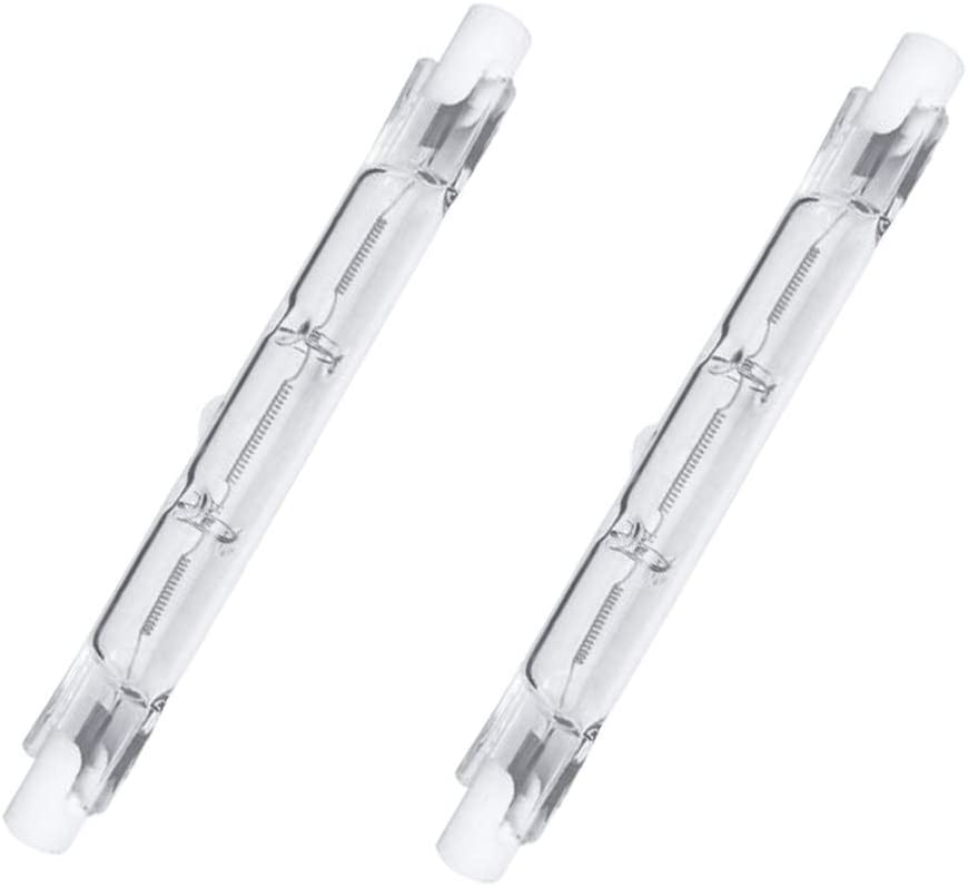 Lâmpadas halógenas reguláveis LEDLUX 2 peças R7S 118 mm branco quente 2700K (500W)