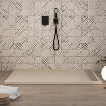 Carica l'immagine nel visualizzatore di Gallery, Piatto Doccia In Marmoresina Crema Effetto Pietra Cemento RELAX
