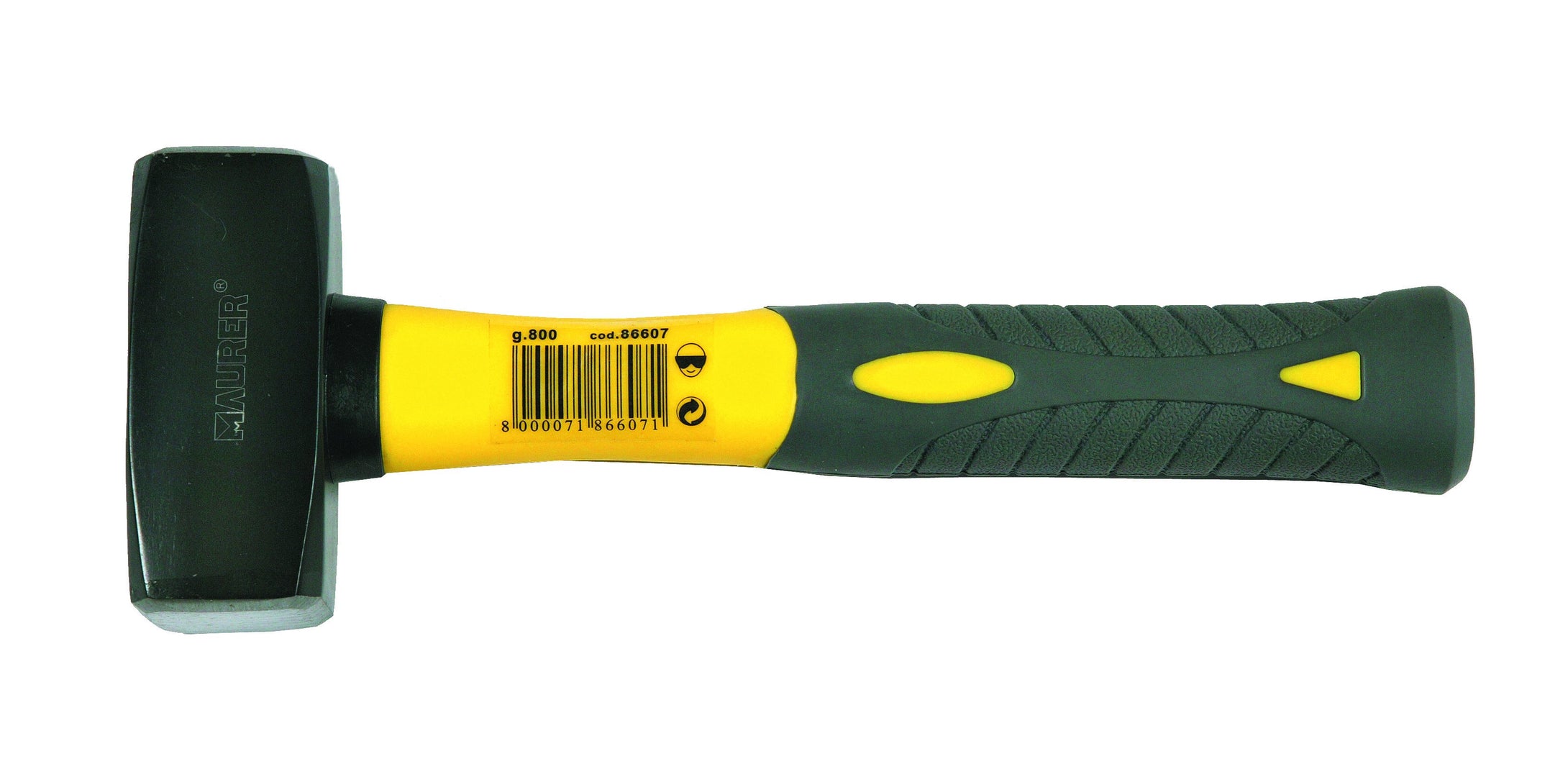 MARTELO DE PEDREIRO MAURER COM CABO DE TPR GR.800