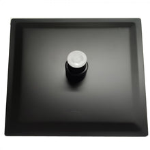 Carregar imagem no visualizador da galeria, Coluna de chuveiro Este Black Matte Black com misturador termostático bidirecional 20x20
