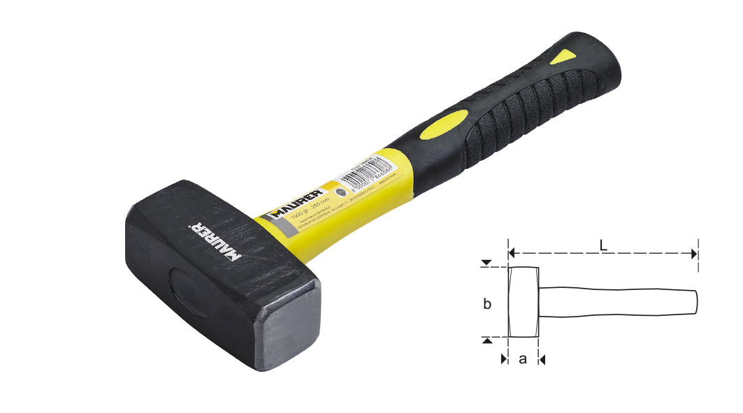 Malho de pedreiro de fibra