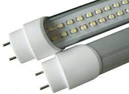 Trade Shop Tubo Neon Led 8w ''60 Cm'' T8 120 Smd Led Luce Bianca Fredda O Calda 6500k O 3000k - Freddo Trasparente