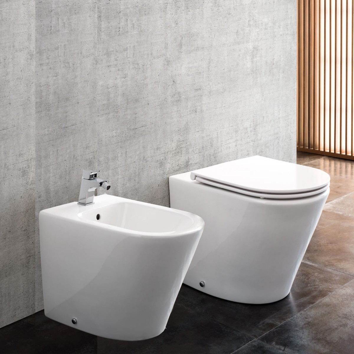 Sanitari Filo Muro In Ceramica Di Design LUX