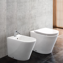Carica l&#39;immagine nel visualizzatore di Gallery, Sanitari Filo Muro In Ceramica Di Design LUX
