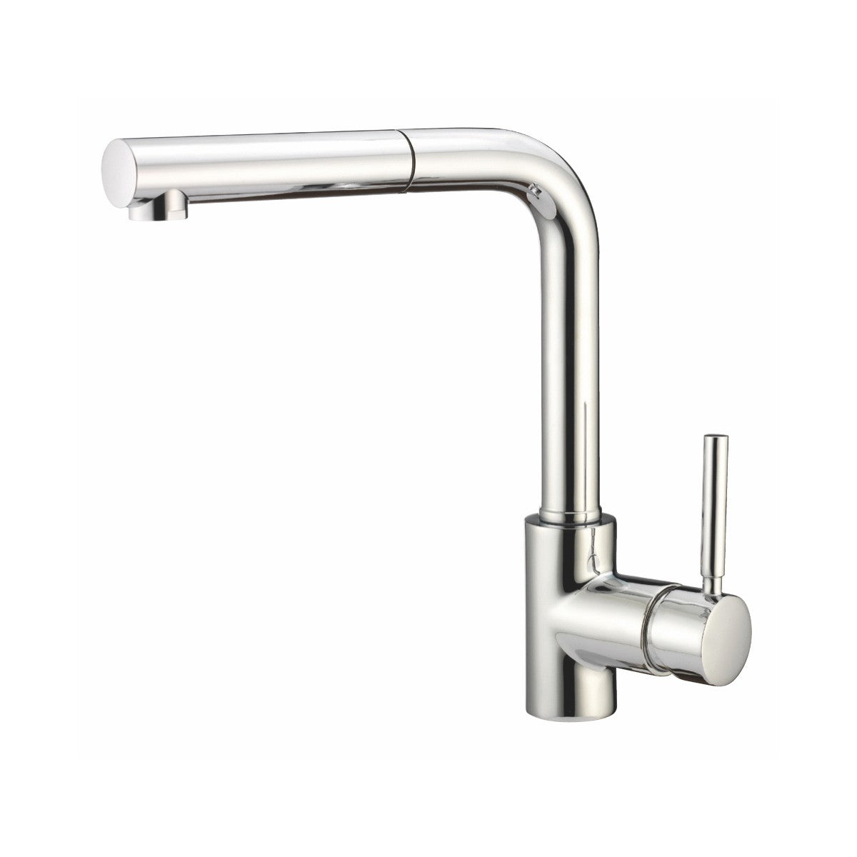 Torneira misturadora de cozinha Harry Chrome com chuveiro retrátil