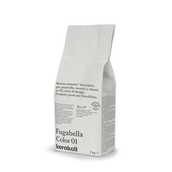 Stucco in polvere FUGABELLA COLOR KERAKOLL 3 kg bianco