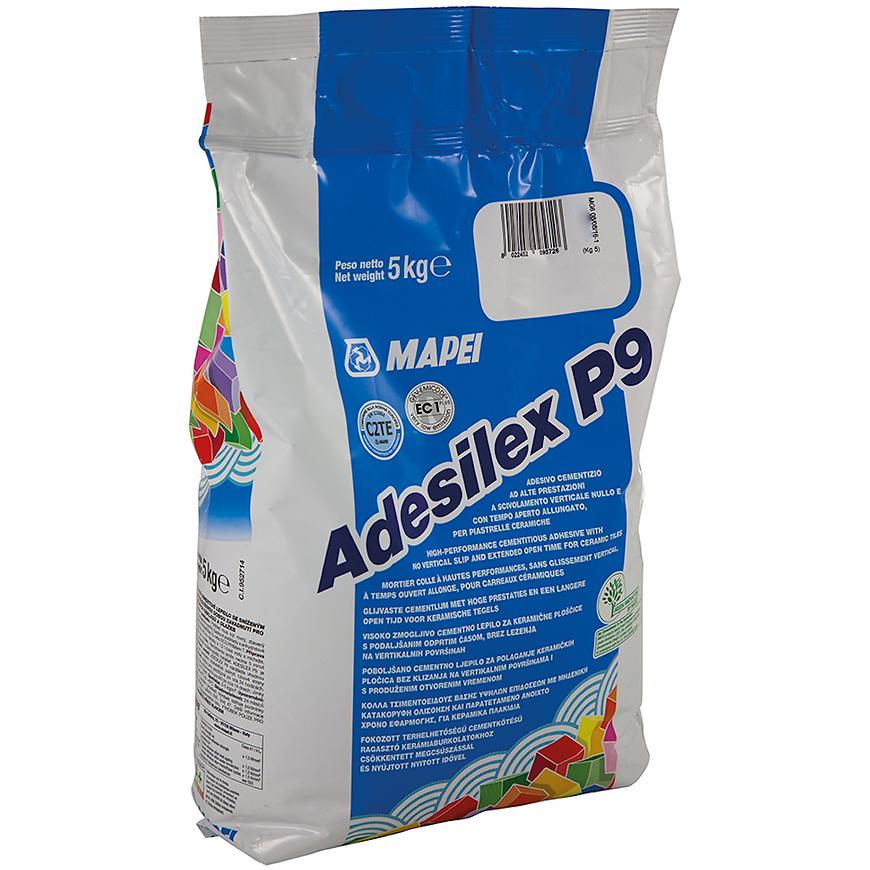 Cola em pó Adesilex P9 MAPEI 5 kg cinza. 