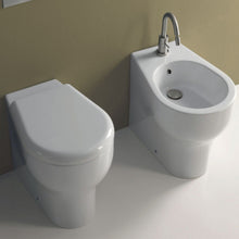 Carregar imagem no visualizador da galeria, Louças sanitárias de chão, encostadas à parede, cor branca, série Funf 
