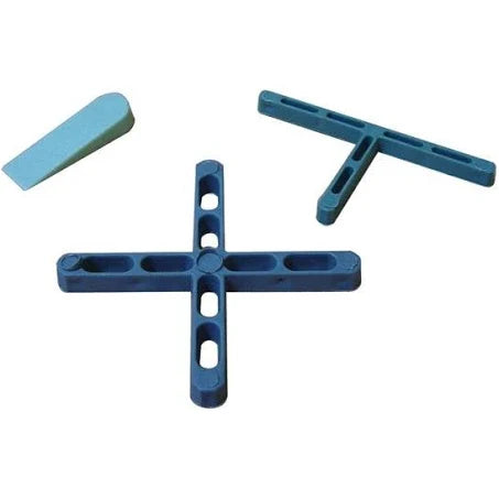DISTANZIATORE IN PLASTICA A ''T'' - 5 MM - CONFEZIONE 250 PEZZI
