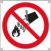 Carregar imagem no visualizador da galeria, Placa de Proibição, Não Use Água para Apagar Incêndios Aqui, Alumínio, Vermelho/Branco, Italiano
