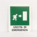 CARTELLO EMERGENZA  22X28