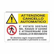 Carica l&#39;immagine nel visualizzatore di Gallery, ATTENZIONE CANCELLO AUTOMATICO
