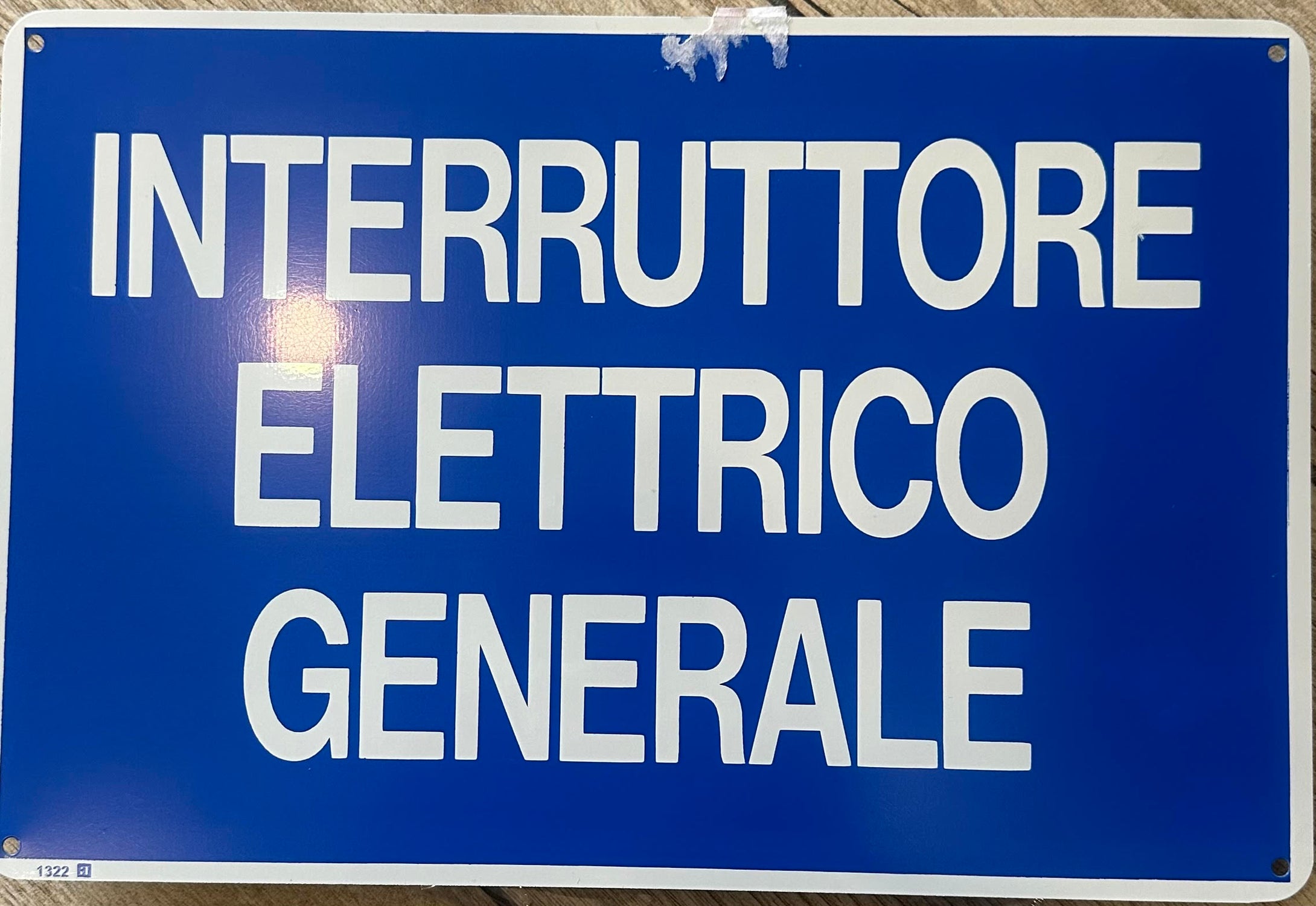 INTERRUTTORE ELETRICO GENERALE  19X 29