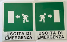 Carica l&#39;immagine nel visualizzatore di Gallery, cartello destra e sinistra  30x40
